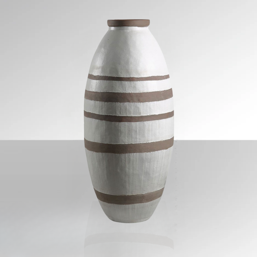 Athens Giant Ceramic Floor Vase - BUBULAND HOME
