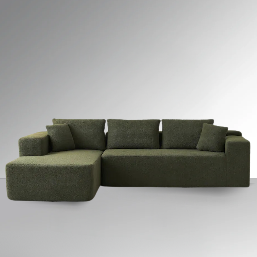 Baux Modular Sofa - Flat Boucle - BUBULAND HOME