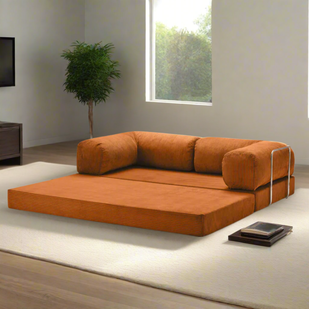 Belle Convertible Sofa Bed - Corduroy BUBULAND HOME