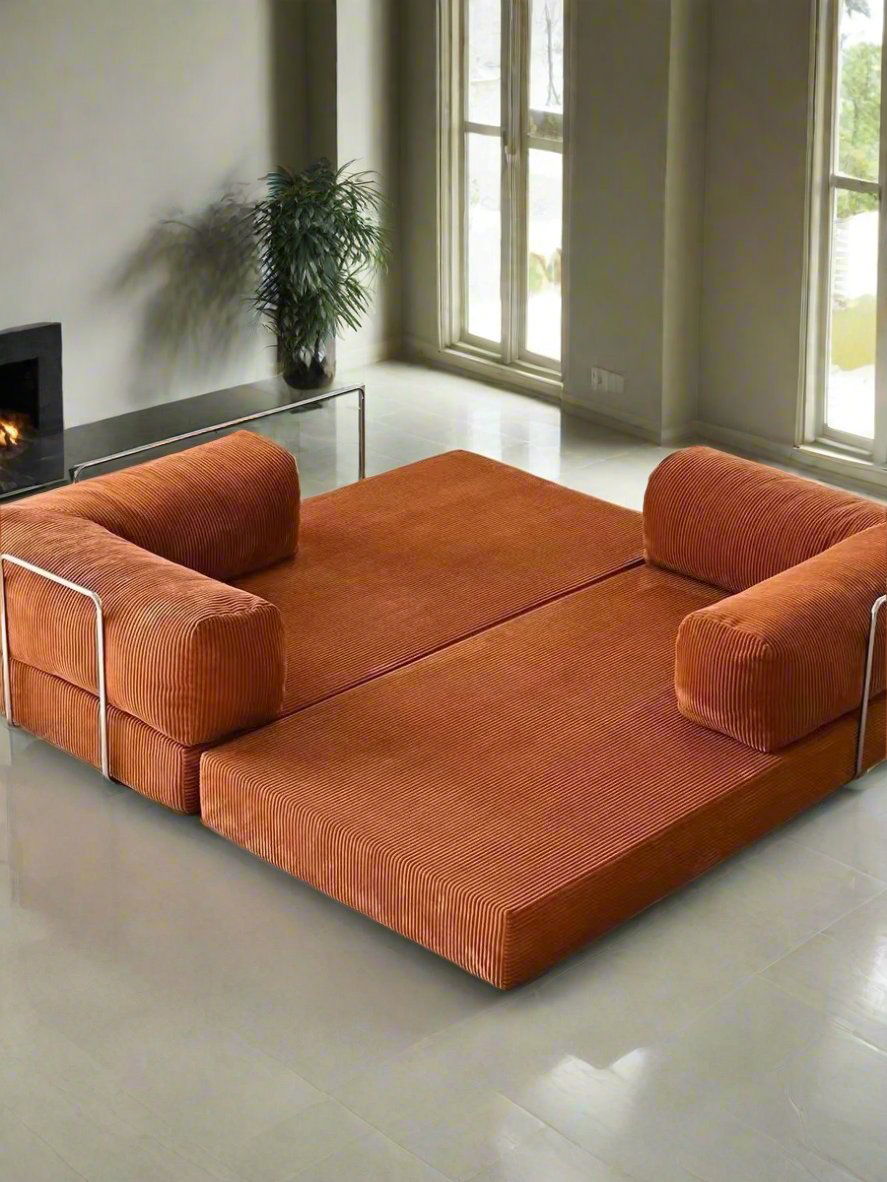 Belle Convertible Sofa Bed - Corduroy BUBULAND HOME