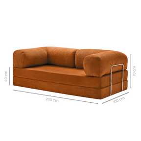 Belle Convertible Sofa Bed - Corduroy BUBULAND HOME