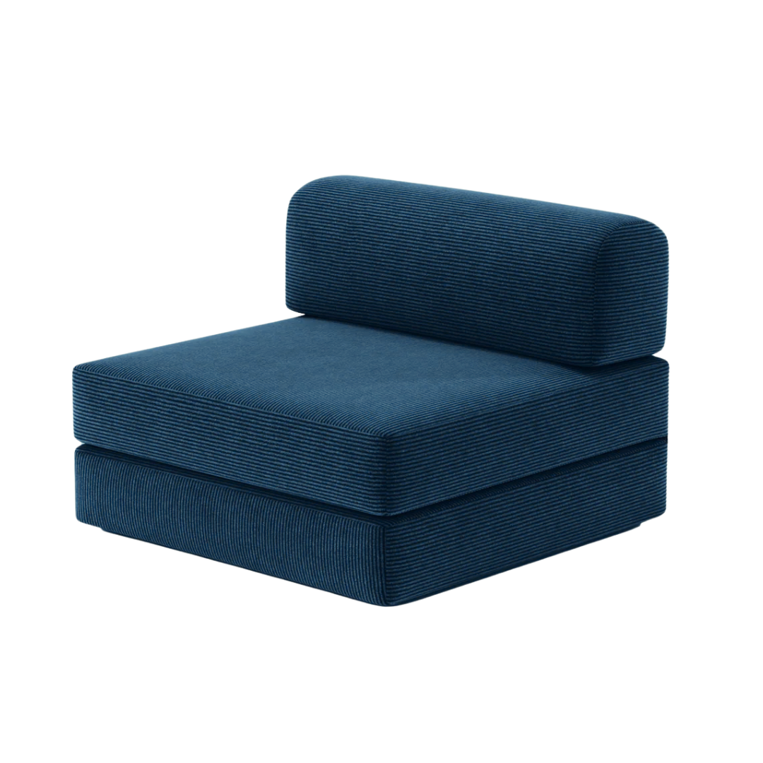 Belle Single Armless Seat - Corduroy BUBULAND HOME