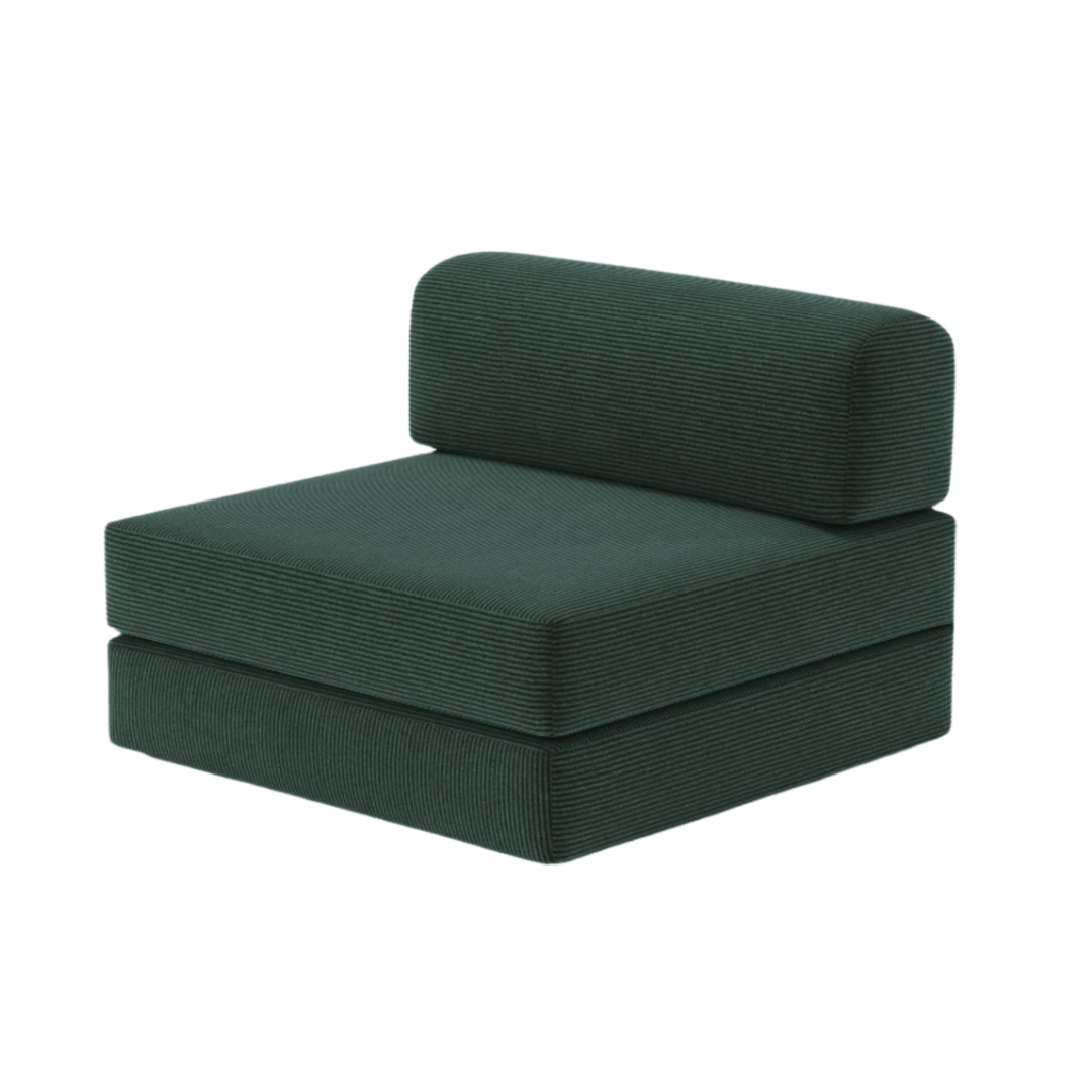 Belle Single Armless Seat - Corduroy BUBULAND HOME