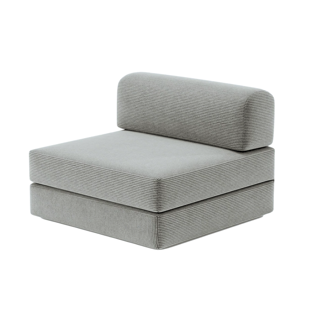 Belle Single Armless Seat - Corduroy BUBULAND HOME