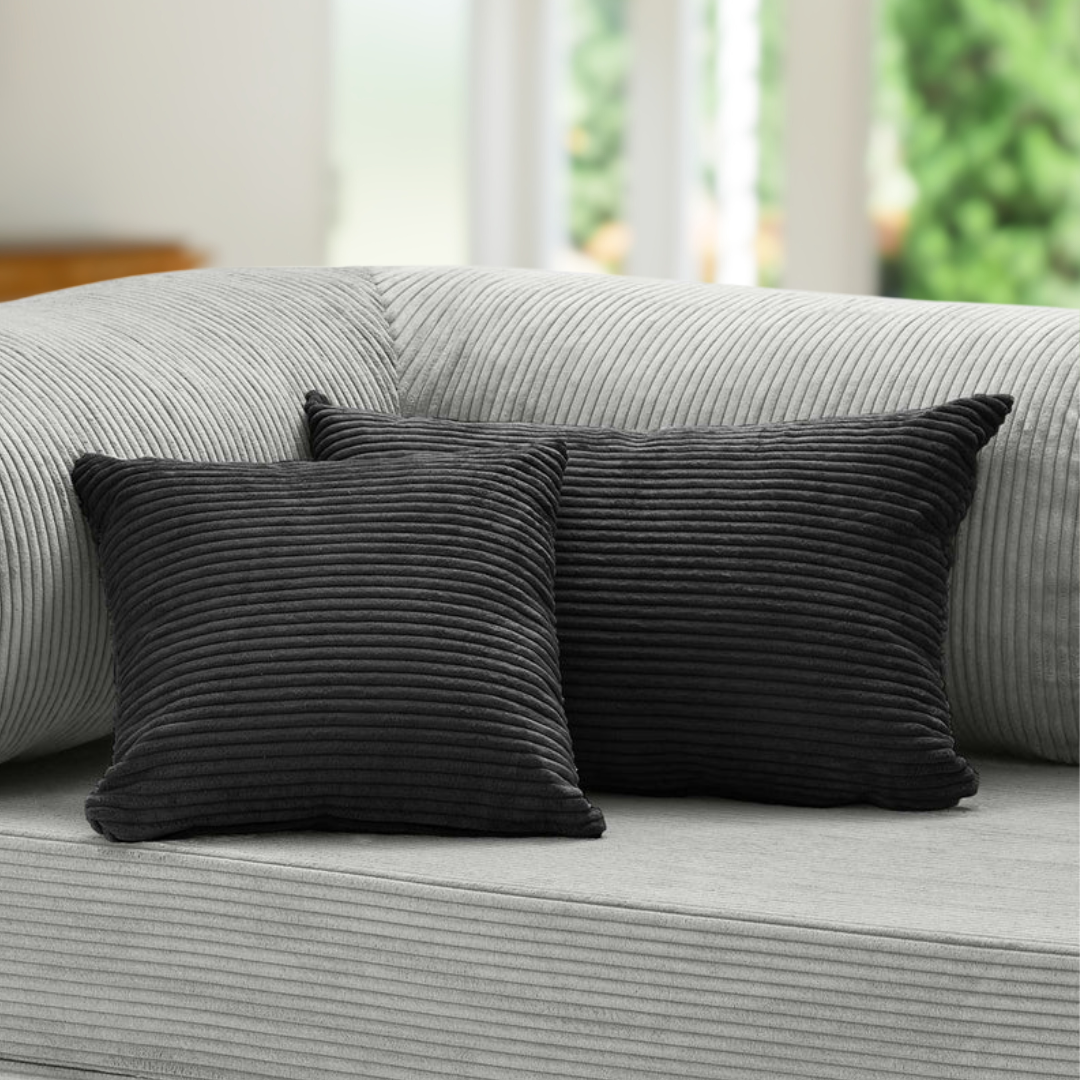 Belle Square and Rectangle Cushion - Corduroy BUBULAND HOME