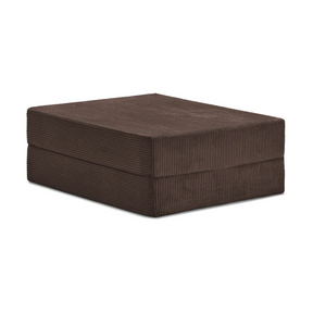 Belle Ottoman - Burnt Orange Corduroy