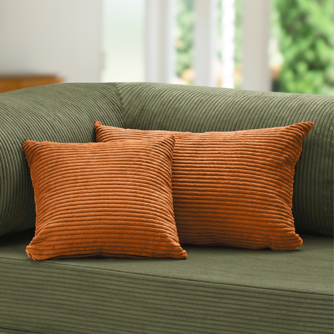 Belle Square and Rectangle Cushion - Corduroy BUBULAND HOME