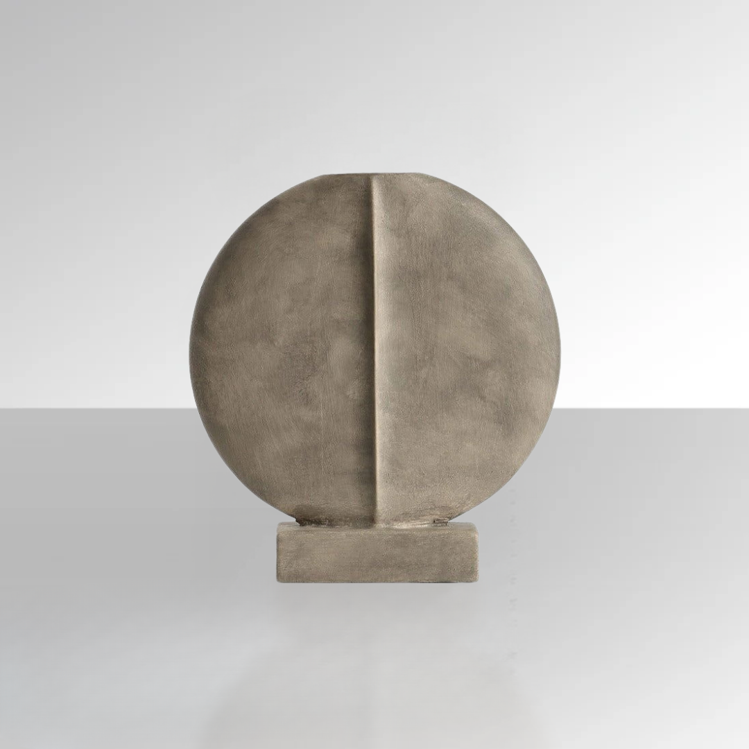 Celine Ceramic Vase - Concrete - BUBULAND HOME