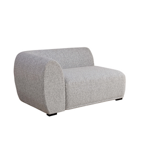 Charles Modular Sofa Corner Seat in Angled Side View on White Background