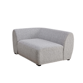 Charles Modular  Sofa Corner  Seat in Angled Side View on White Background