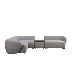 Charles Modular Sofa in Front View on White Background