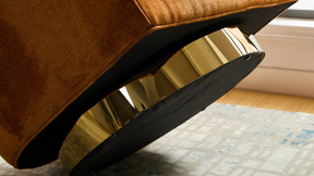 Charlotte Tub Swivel Armchair - Copper - Armchair Copper BUBULAND HOME