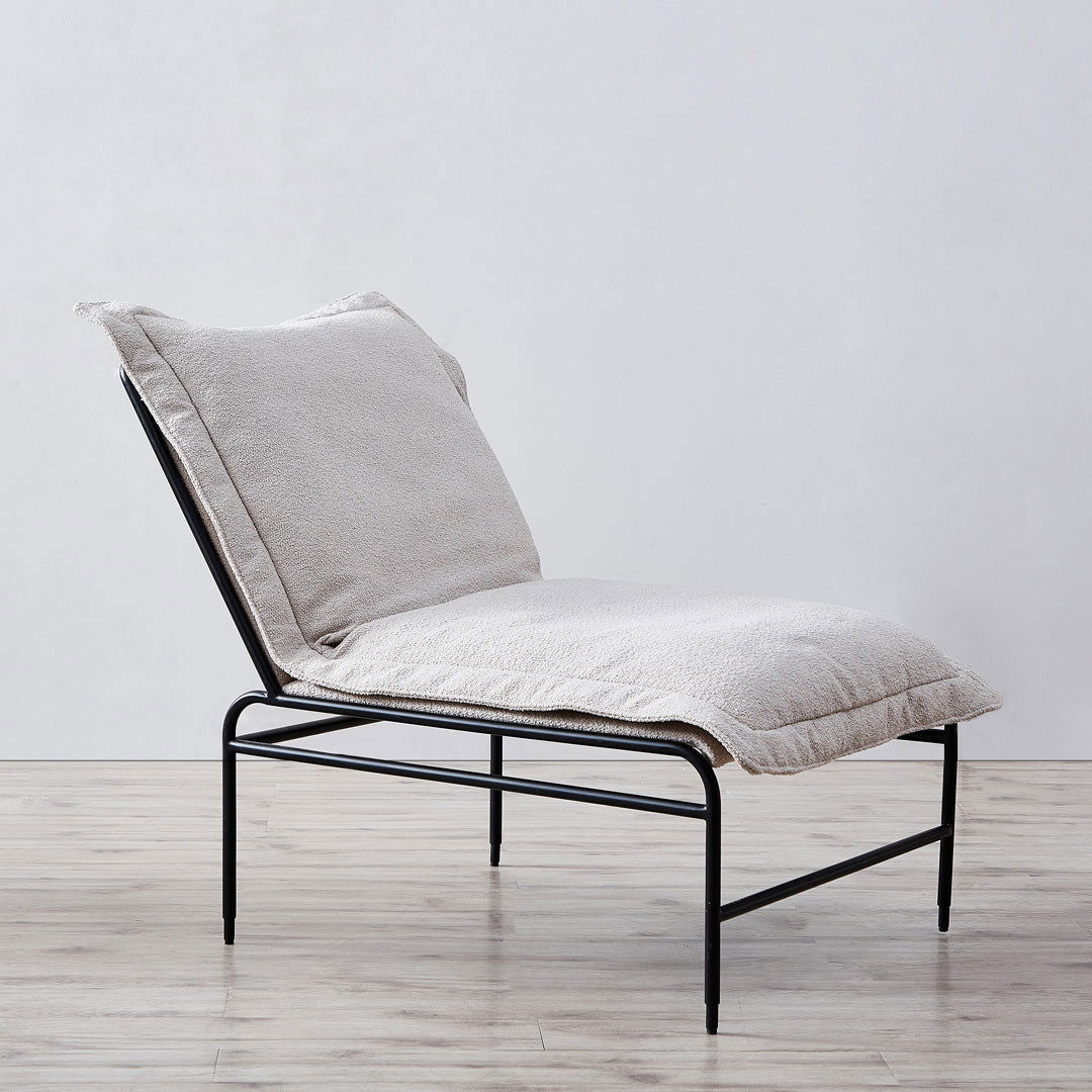 Cloud Lounge Chair - Dove Grey Boucle BUBULAND HOME
