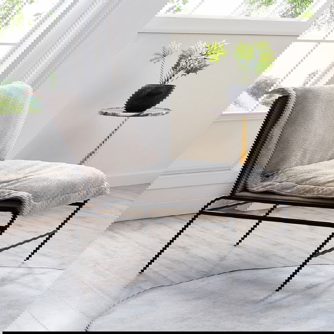 Cloud Lounge Chair - Dove Grey Boucle BUBULAND HOME