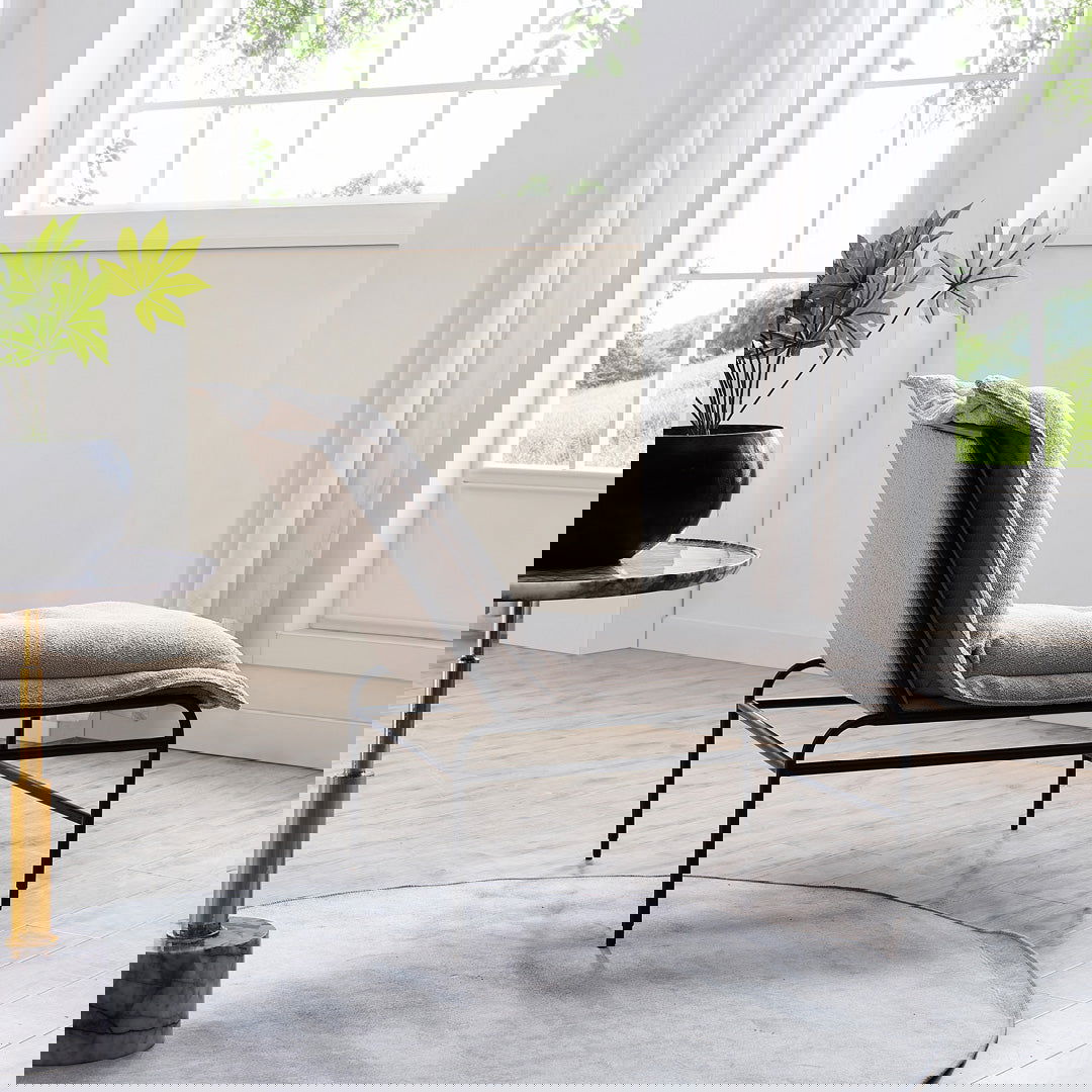 Cloud Lounge Chair - Dove Grey Boucle BUBULAND HOME