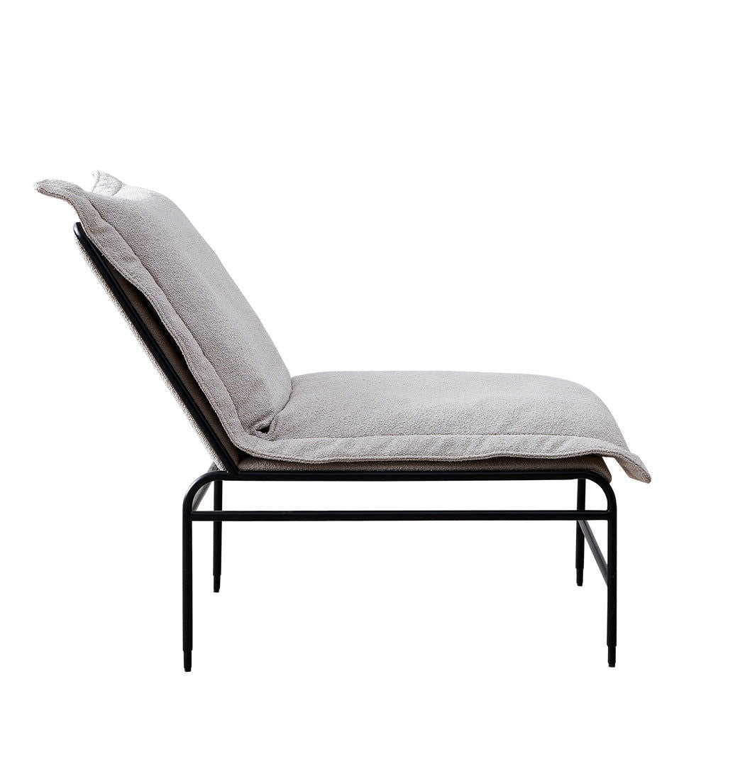 Cloud Lounge Chair - Dove Grey Boucle BUBULAND HOME