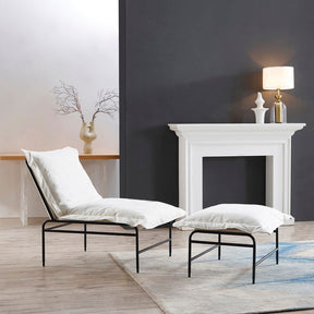 Cloud Lounge Chair - Natural White BUBULAND HOME