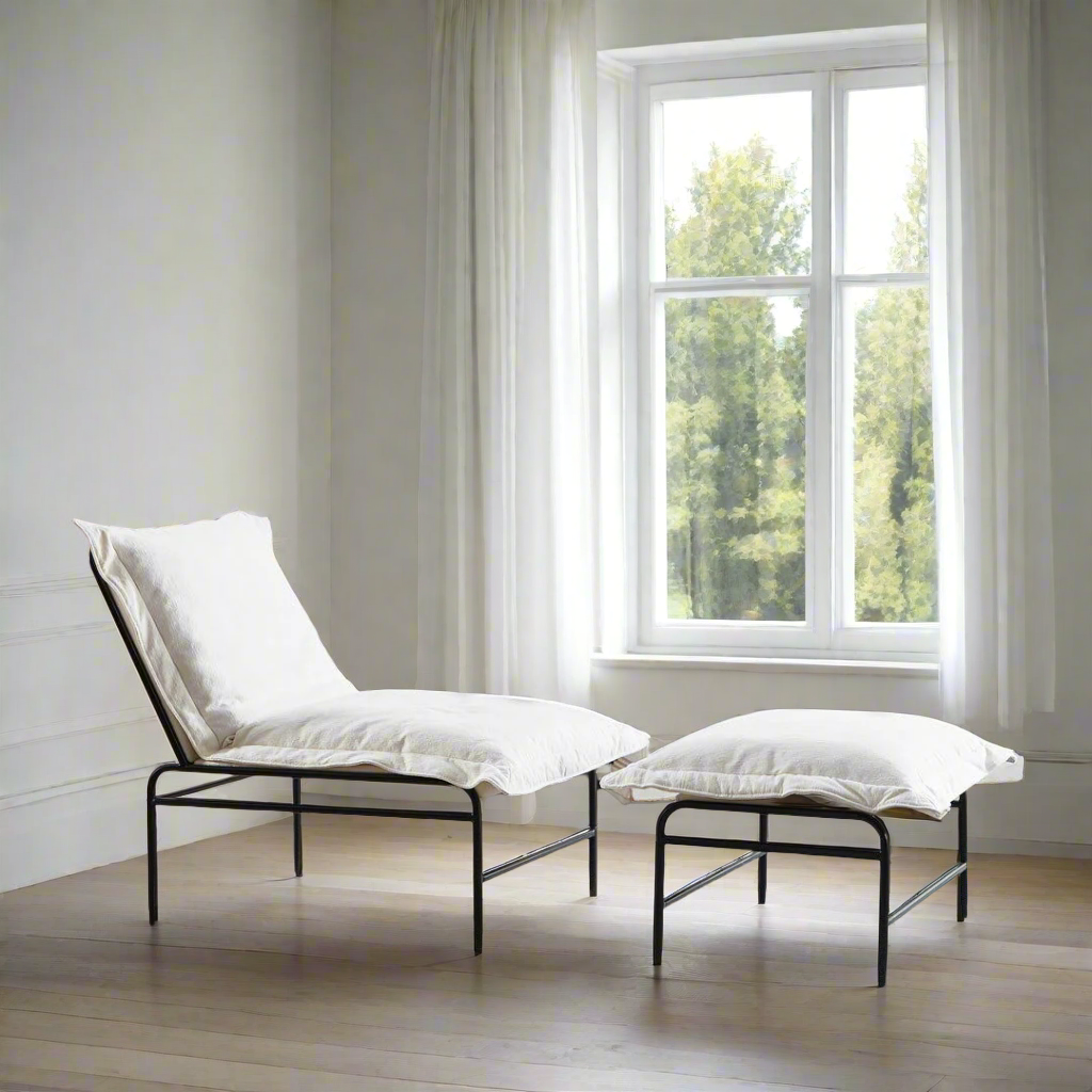 Cloud Lounge Chair - Natural White BUBULAND HOME