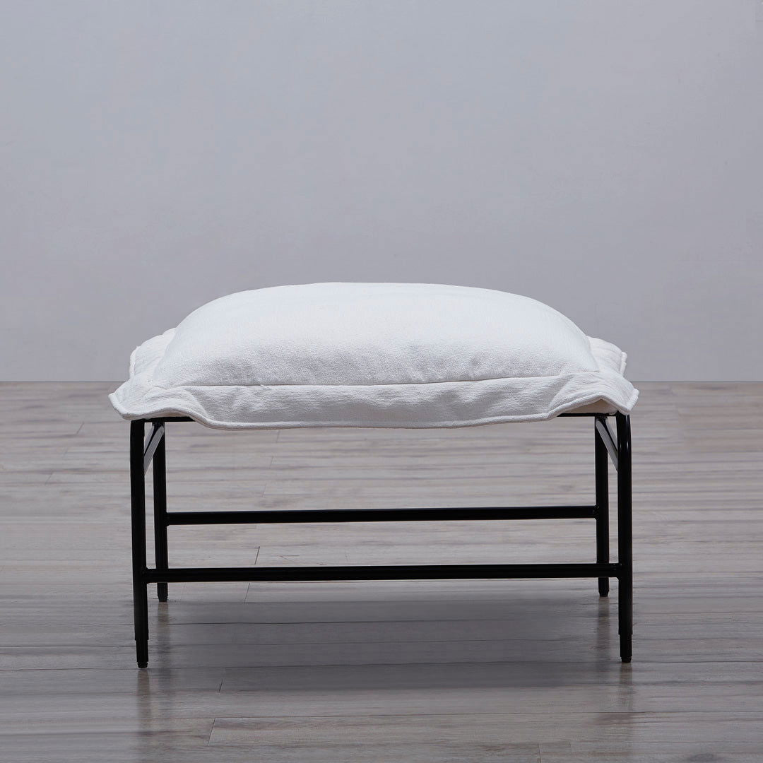 Cloud Ottoman - Natural White BUBULAND HOME