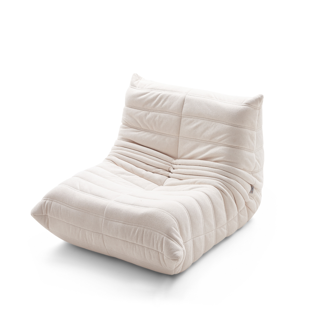 Cocoon Lounge Chair - Flat Boucle BUBULAND HOME