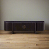 Craft Entertainment Unit - Black | Customise Marble Handle BUBULAND HOME