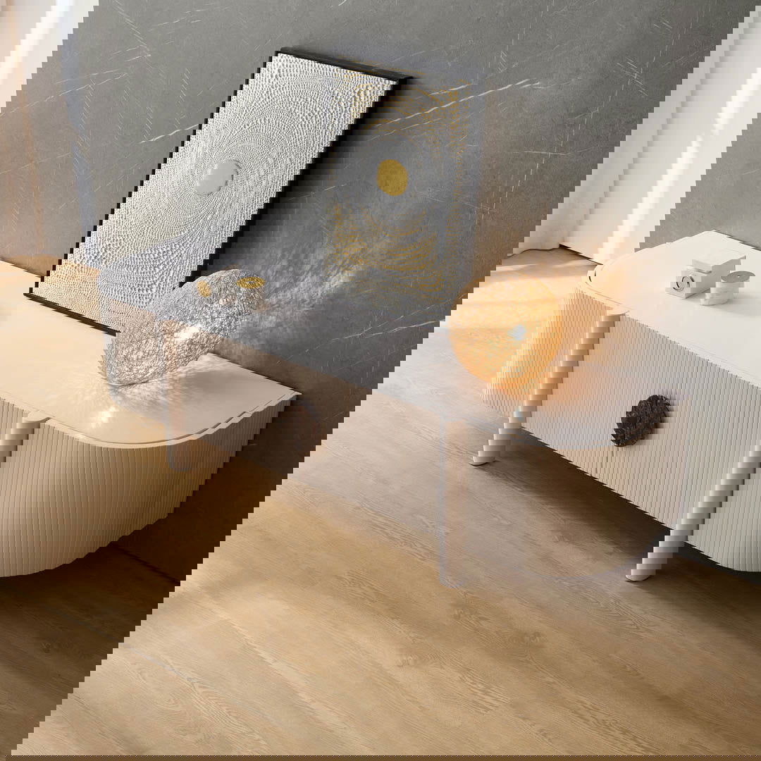 Craft Entertainment Unit - White | Customise Marble Handle BUBULAND HOME
