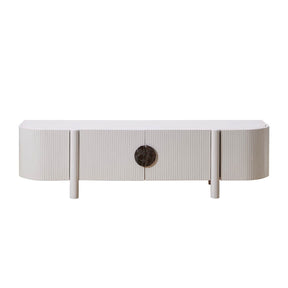 Craft Entertainment Unit - White | Customise Marble Handle BUBULAND HOME