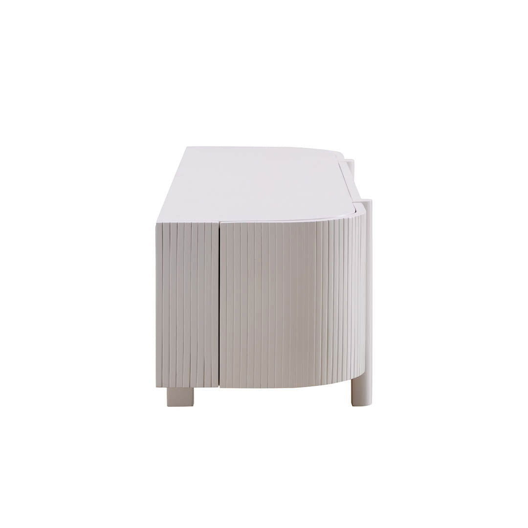 Craft Entertainment Unit - White | Customise Marble Handle BUBULAND HOME