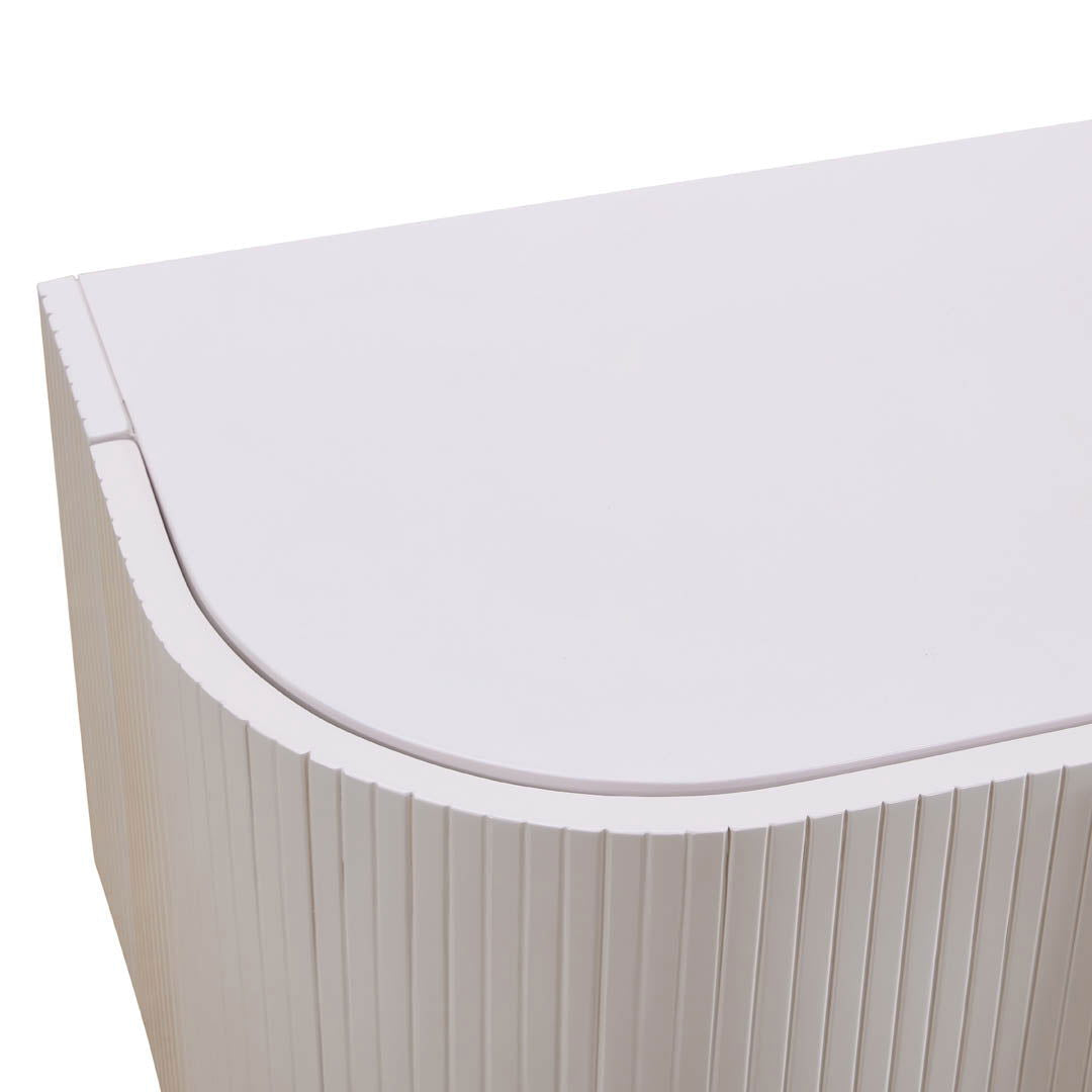 Craft Entertainment Unit - White | Customise Marble Handle BUBULAND HOME