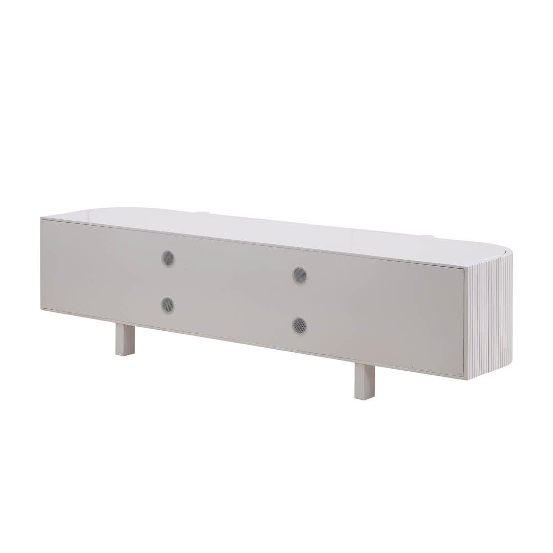 Craft Entertainment Unit - White | Customise Marble Handle BUBULAND HOME