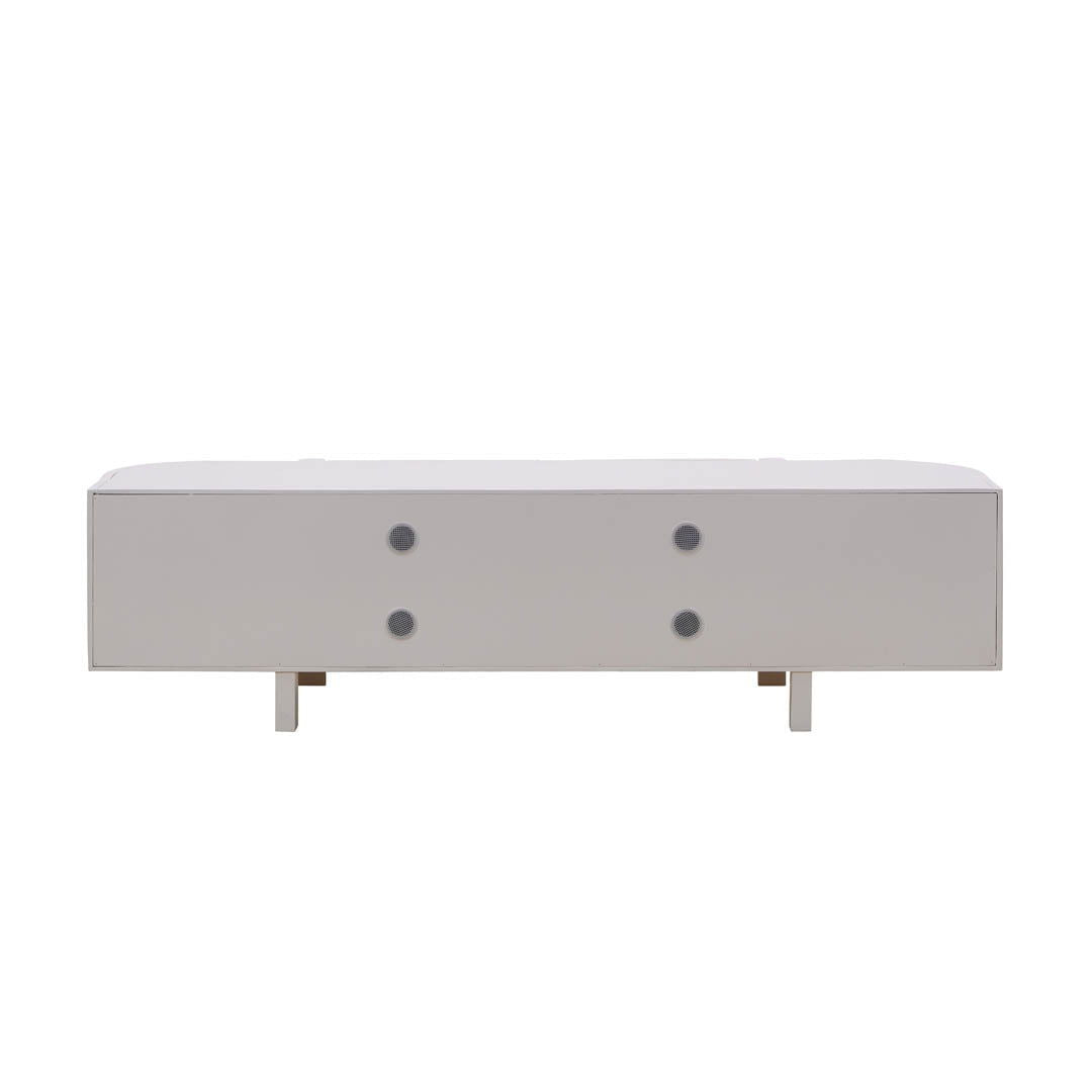 Craft Entertainment Unit - White | Customise Marble Handle BUBULAND HOME