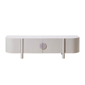 Craft Entertainment Unit - White | Customise Marble Handle BUBULAND HOME