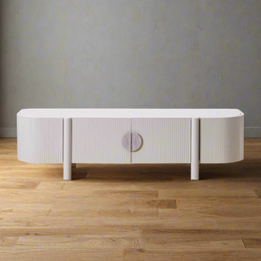 Craft Entertainment Unit - White | Customise Marble Handle BUBULAND HOME