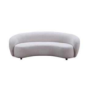 Curvo 3 Seater Boucle Sofa - Premium Ivory BUBULAND HOME