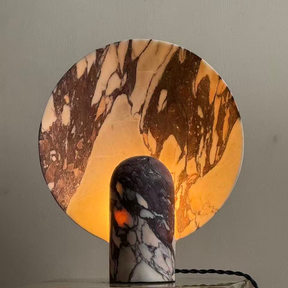 Dawn Calacatta Viola Marble Table Lamp