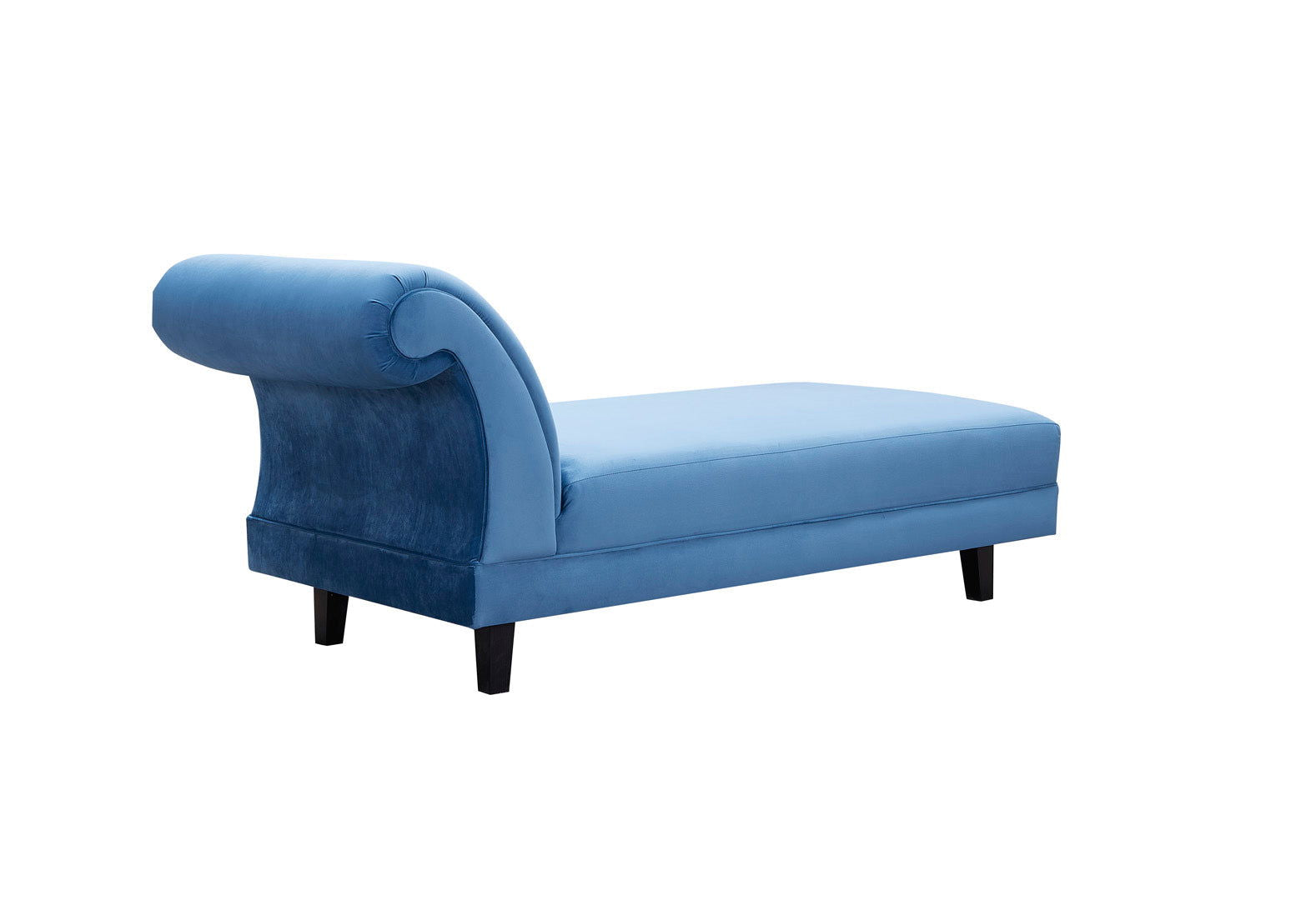 Delatite Velvet Daybed Chaise Lounge - Blue BUBULAND HOME
