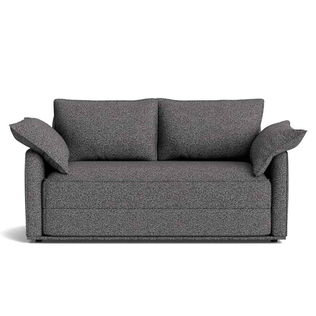 Ease Convertible Sofa Bed - Charcoal Grey Premium Fabric BUBULAND HOME