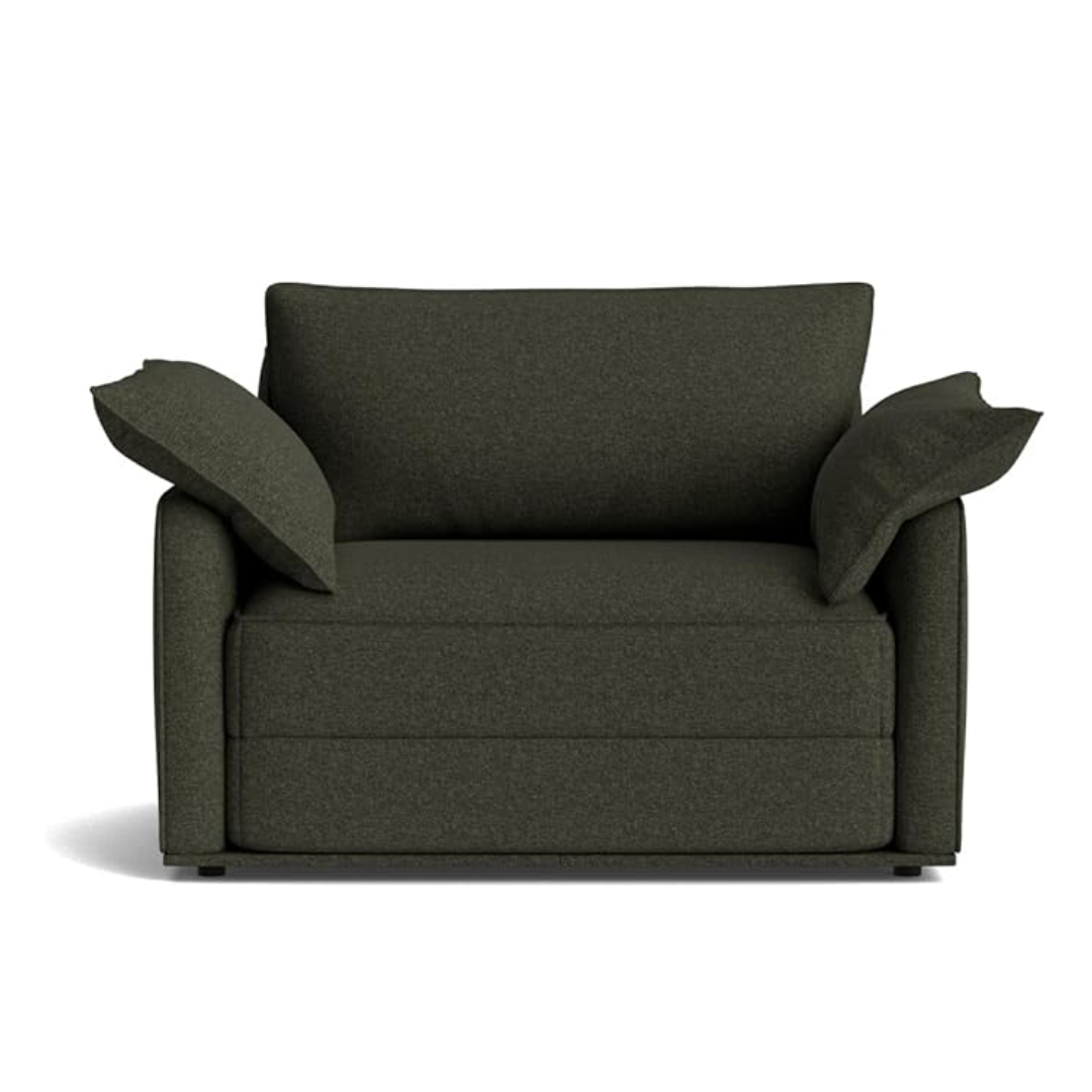 Ease Convertible Sofa Bed - Charcoal Grey Premium Fabric BUBULAND HOME