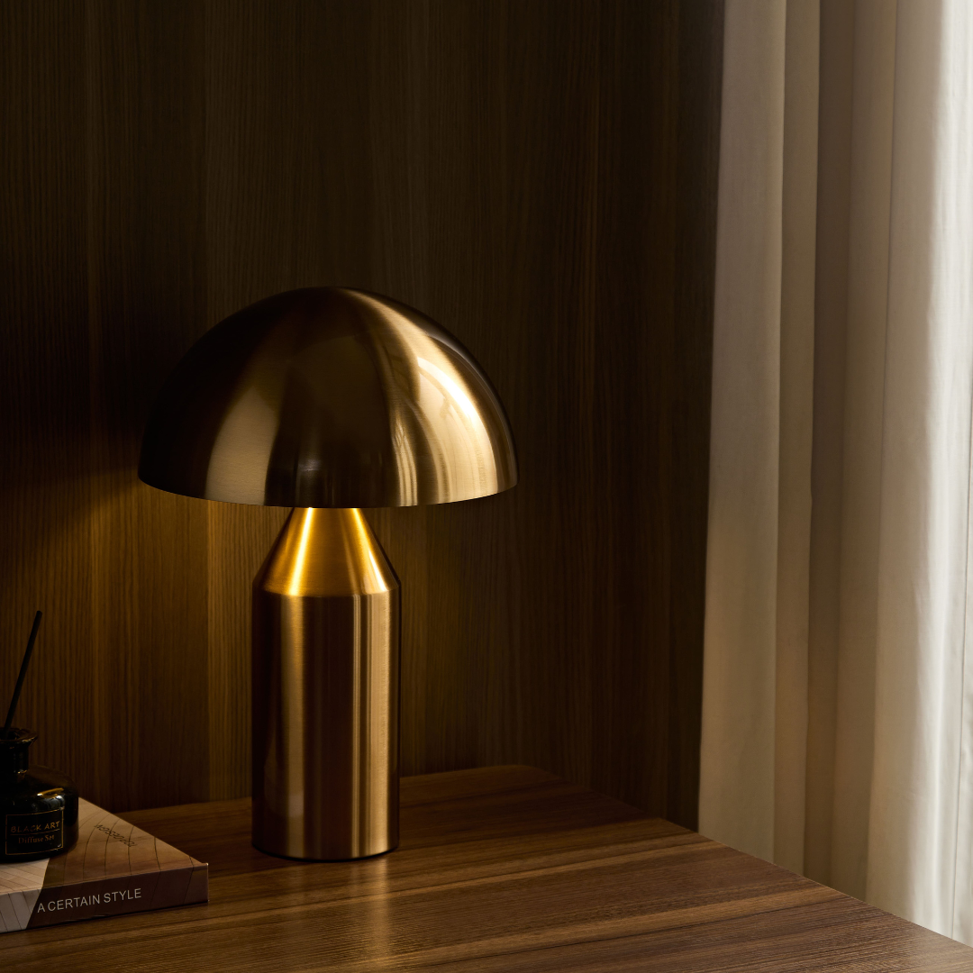 Echo Brass Gold Table Lamp BUBULAND HOME
