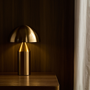 Echo Brass Gold Table Lamp BUBULAND HOME