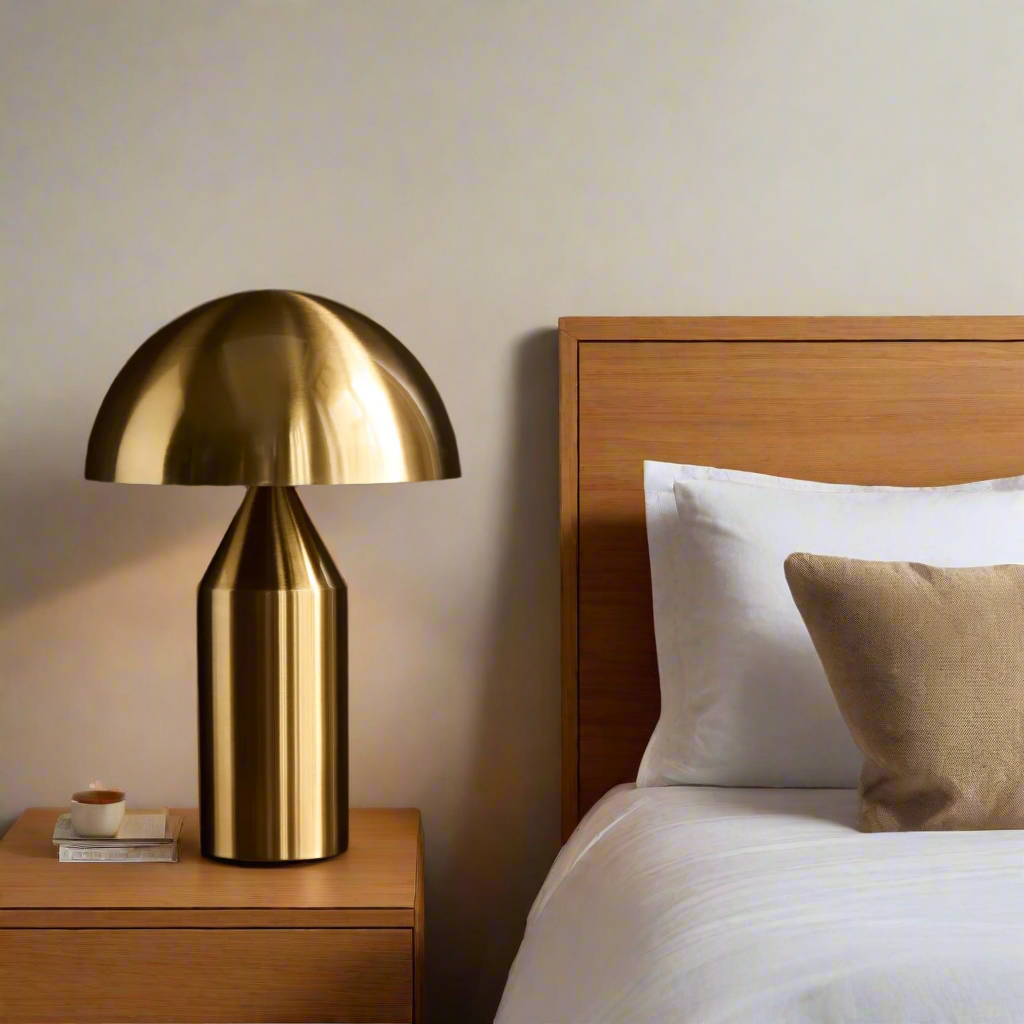 Echo Brass Gold Table Lamp BUBULAND HOME