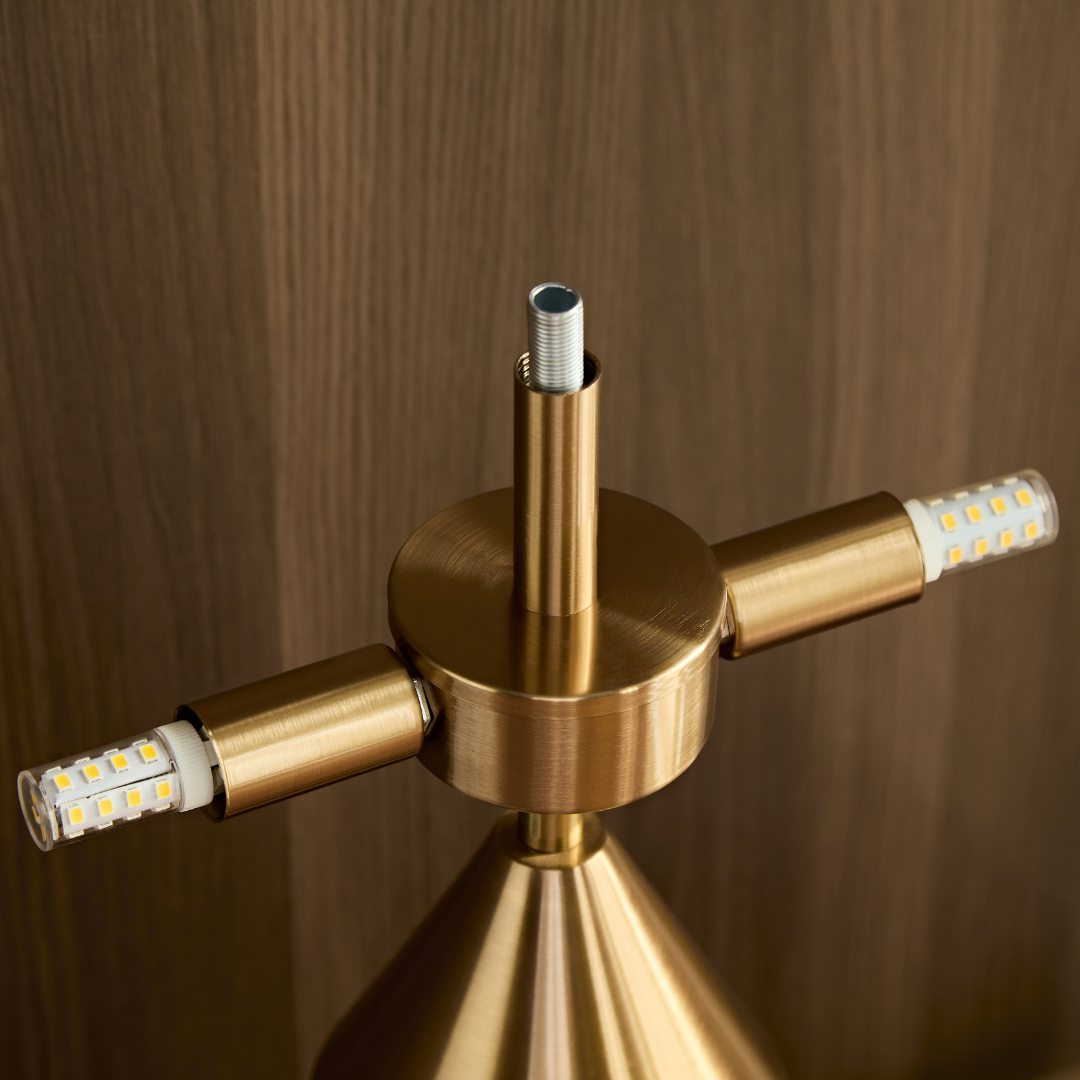 Echo Brass Gold Table Lamp BUBULAND HOME