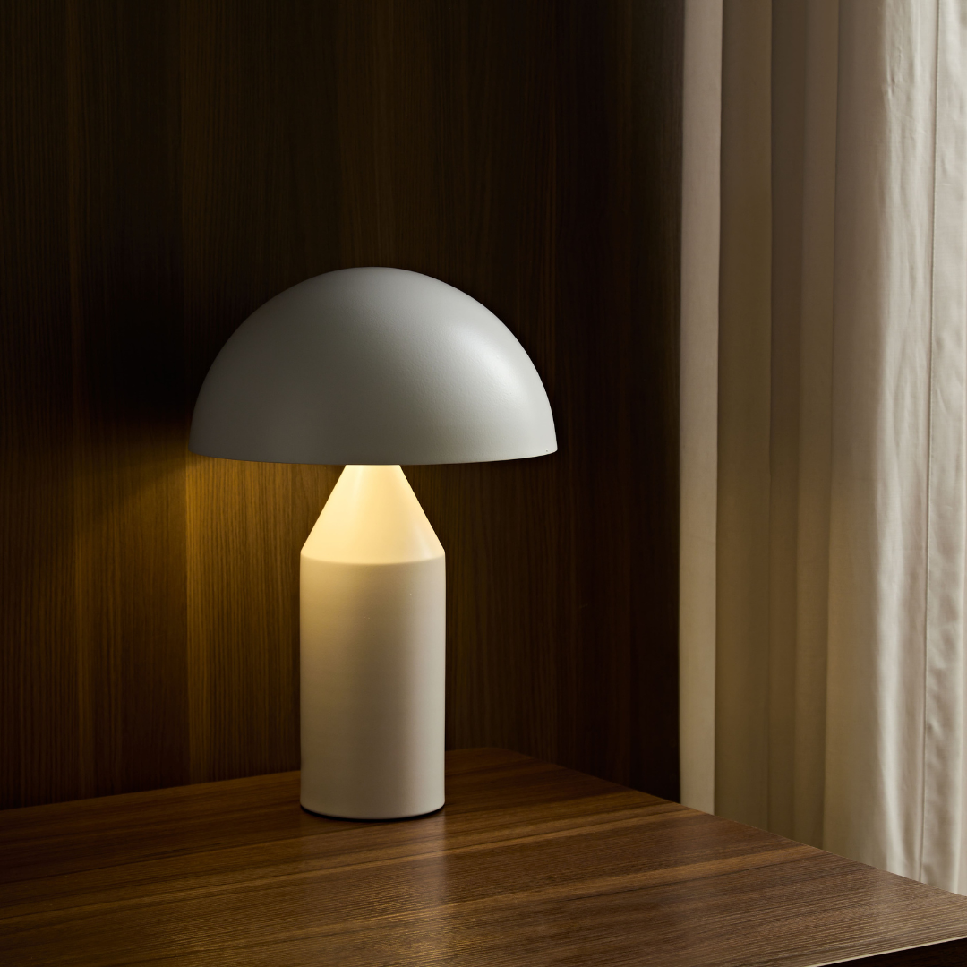 Echo White Table Lamp BUBULAND HOME