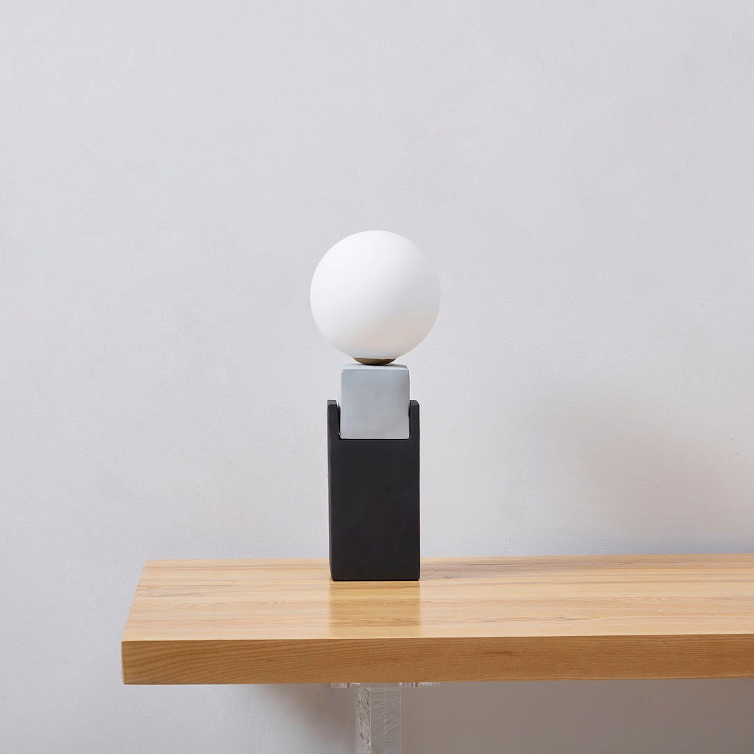 Element Concrete Table Lamp - Square BUBULAND HOME