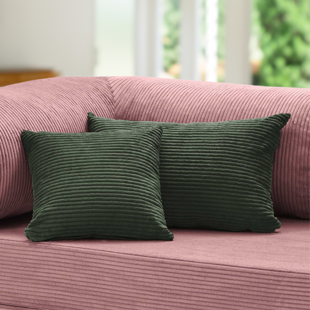 Belle Square and Rectangle Cushion - Corduroy BUBULAND HOME