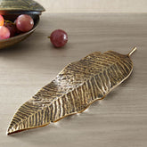 Fall Mango Leaf Aluminum Ornament - Homewares Default Title BUBULAND HOME