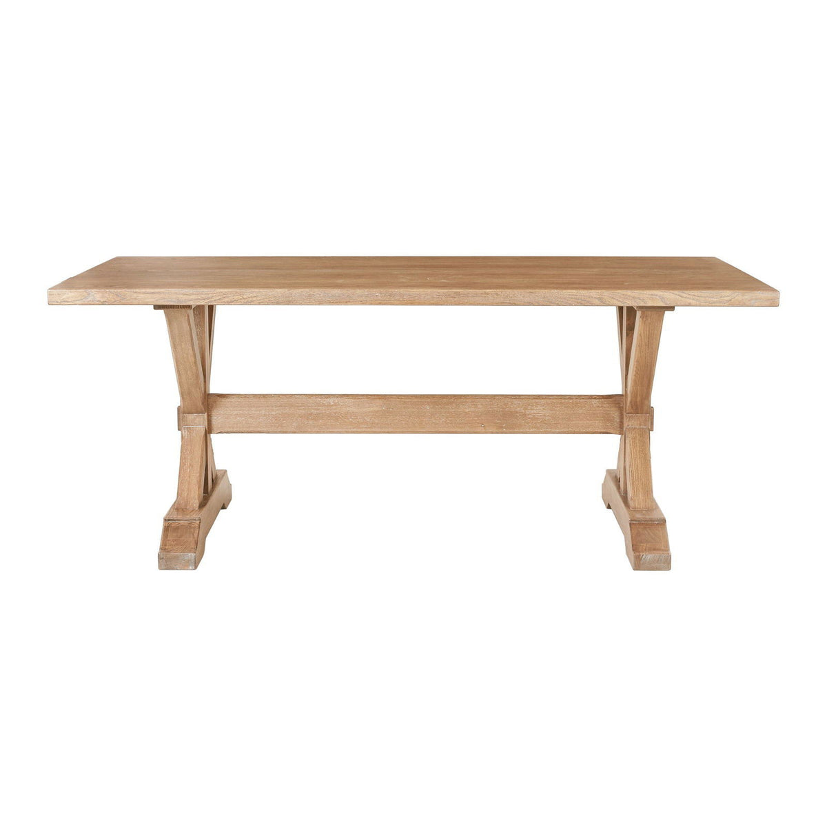 Farmhouse Trestle Table - BUBULAND HOME