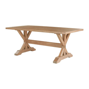 Farmhouse Trestle Table BUBULAND HOME