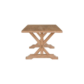 Farmhouse Trestle Table BUBULAND HOME