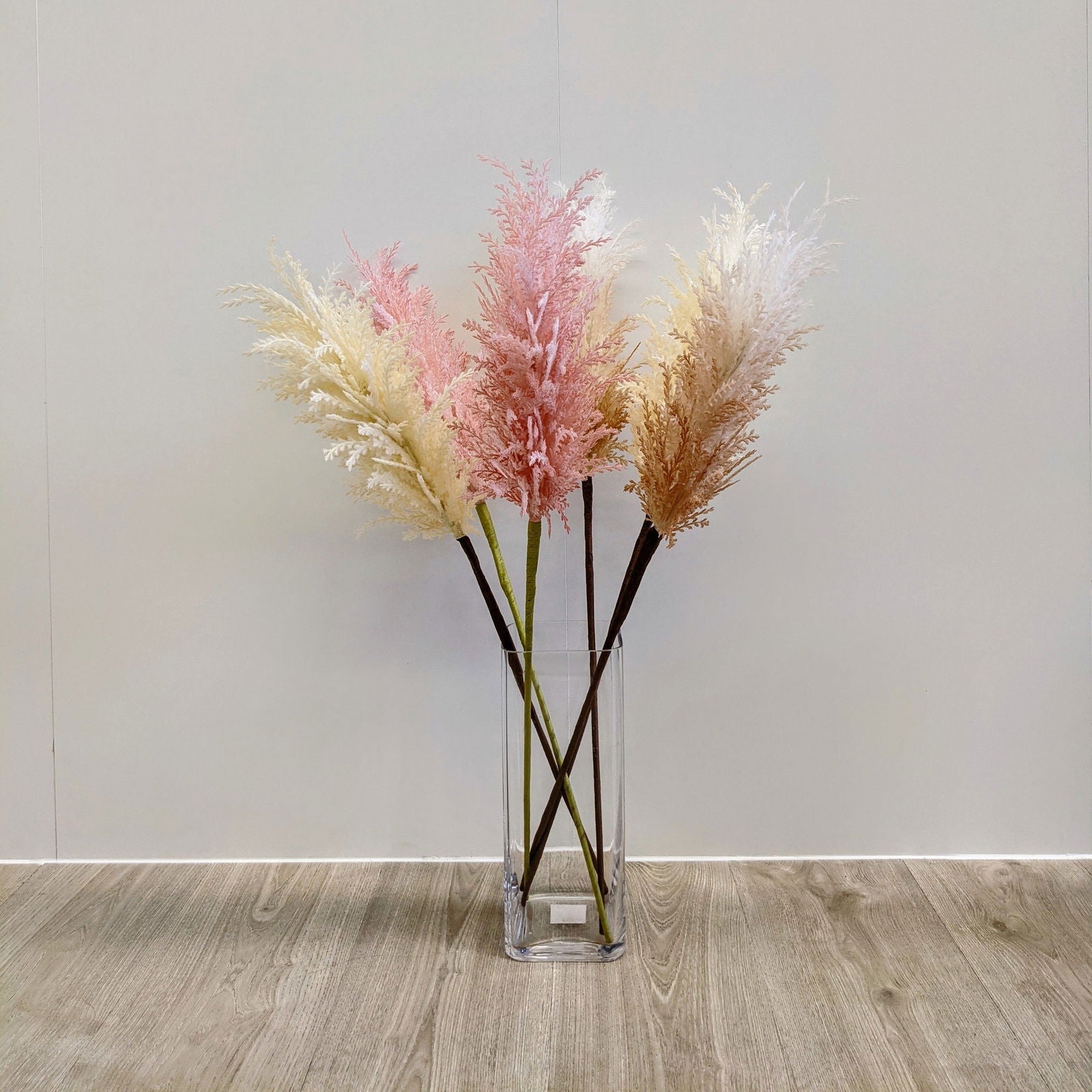 Artificial Feathered Flower Ornament - Floral Cream BUBULAND HOME